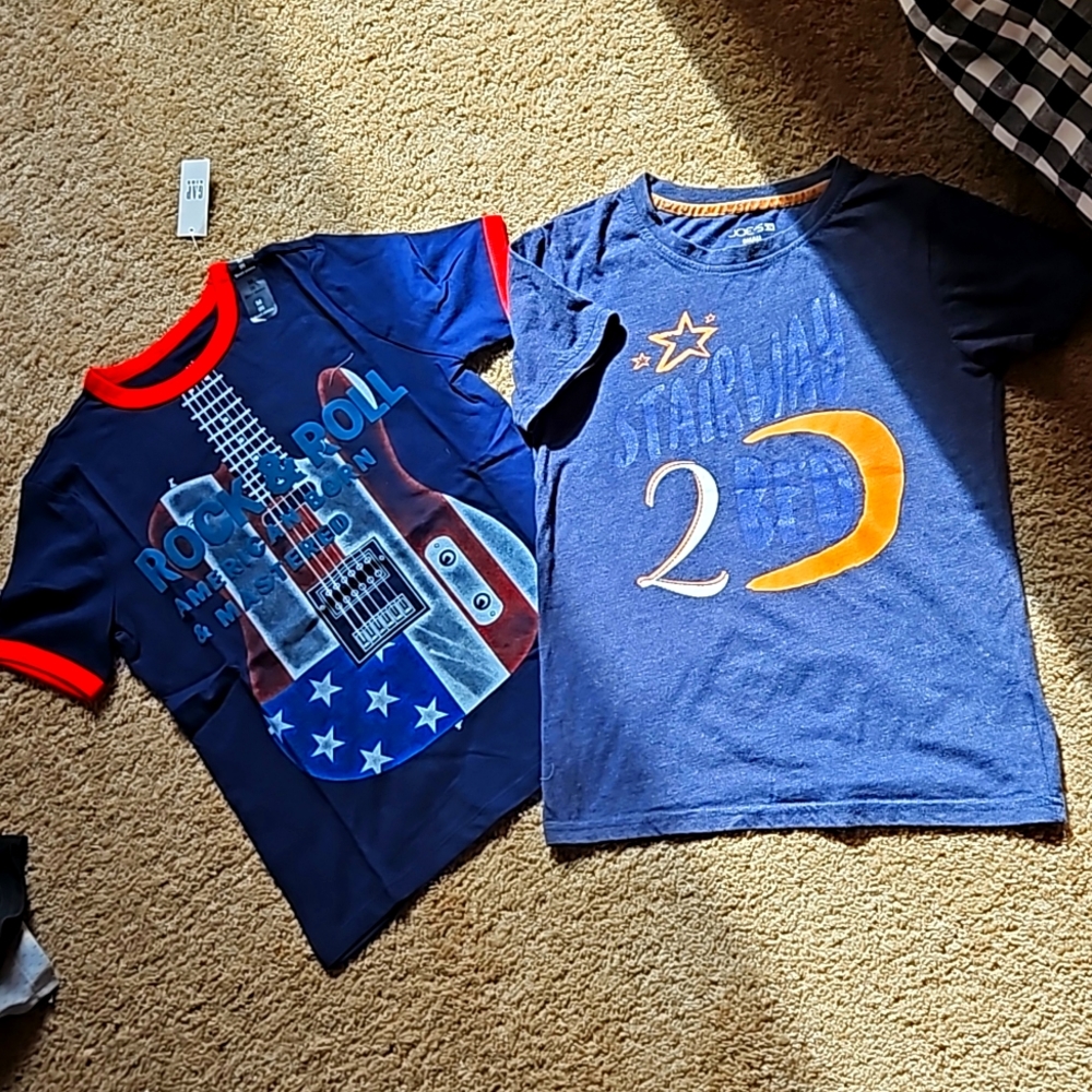 2 T shirts, boy's sz 8